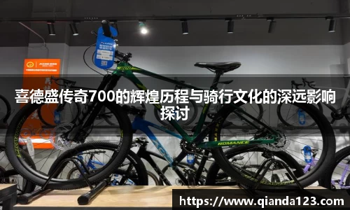 喜德盛传奇700的辉煌历程与骑行文化的深远影响探讨